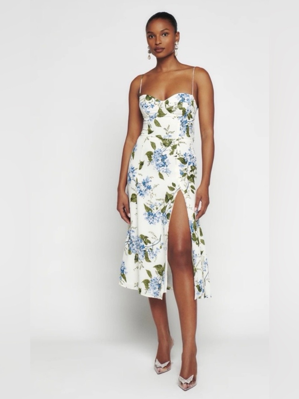 Reformation Juliette midi dress size 8